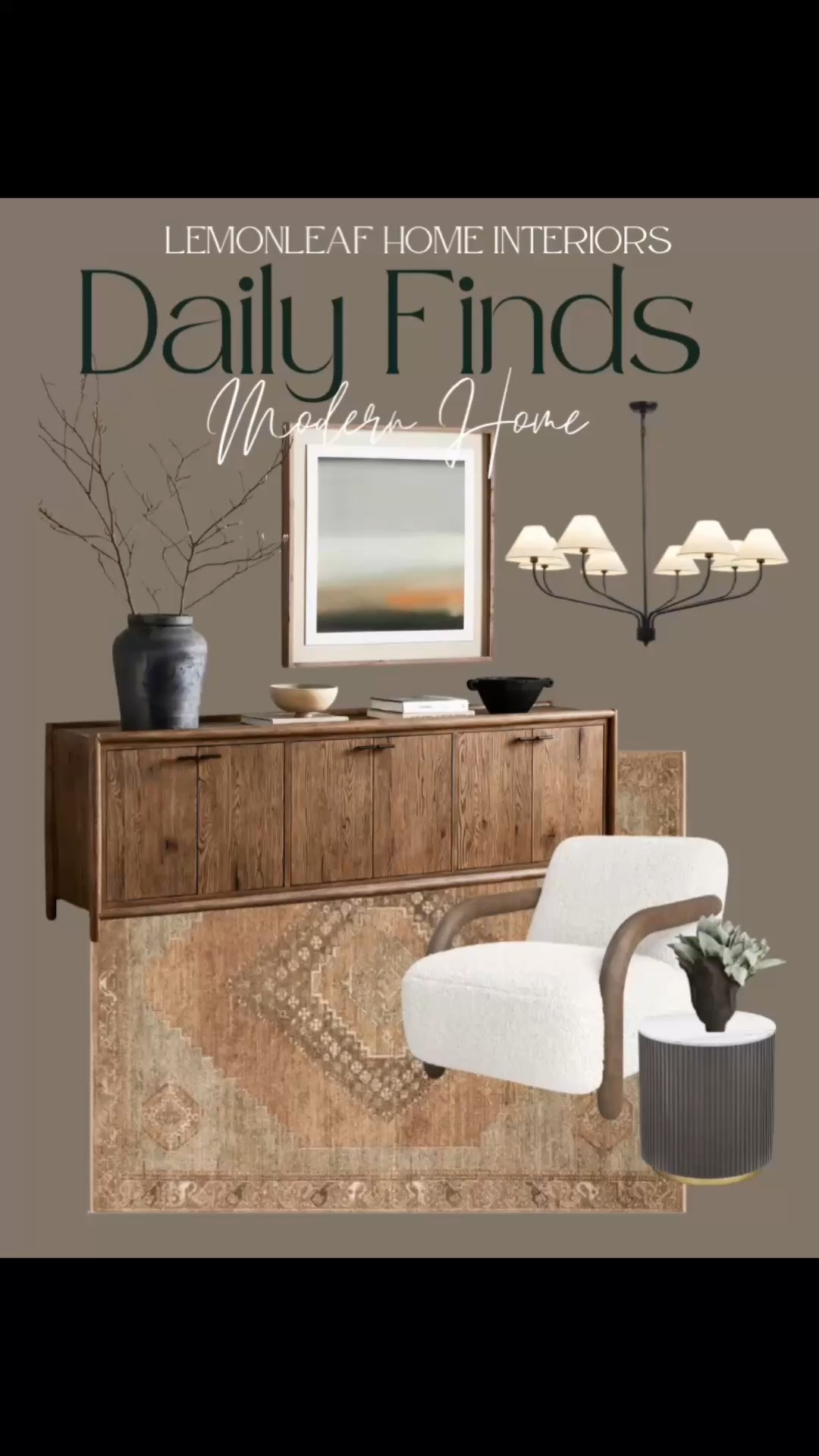 Rustic modern aesthetic with these curated pieces. 
@Wayfair

#LTKHome #LTKSaleAlert #LTKSeasonal