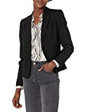 Calvin Klein Women's Two Button Lux Suit Blazer, Black, 12 | Amazon (US)