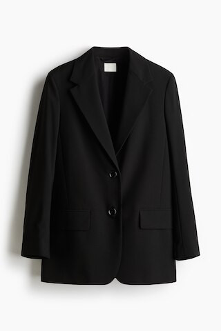 H & M - Long Blazer - Black | H&M (US + CA)