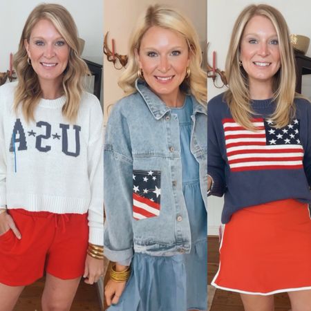 Red white and blue outfits ideas for July 4th! 


#LTKFindsUnder50 #LTKSeasonal #LTKStyleTip