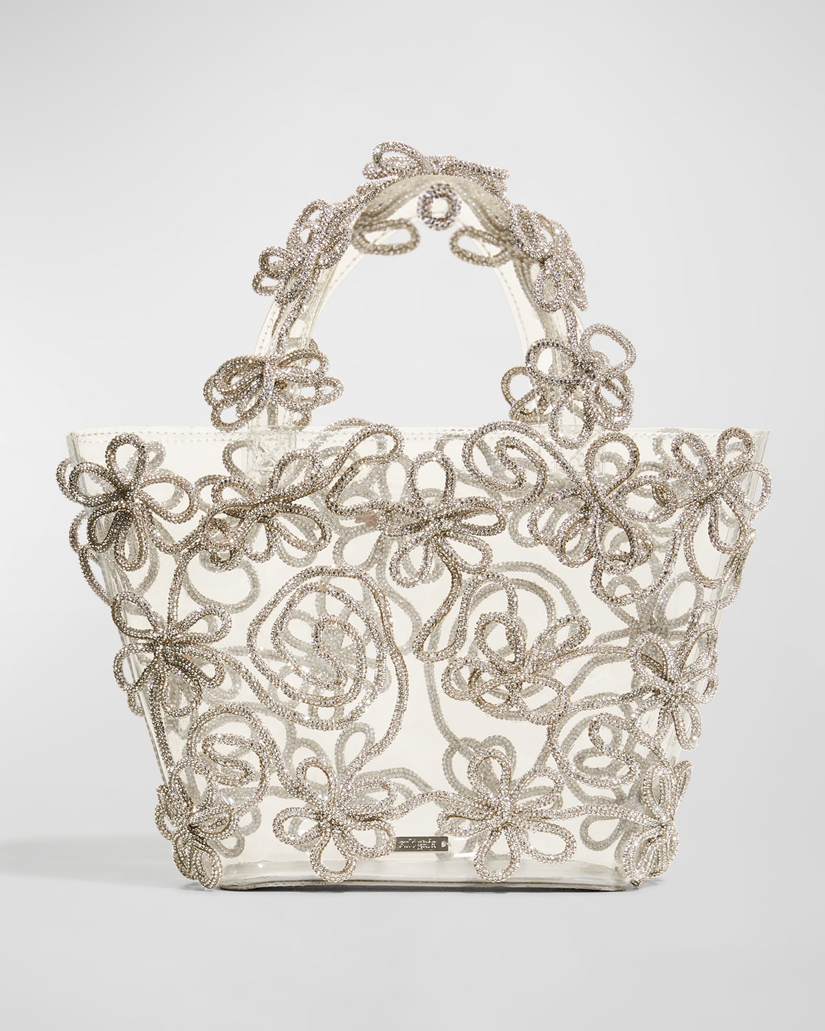 Bloom Embellished Clear Tote Bag | Neiman Marcus