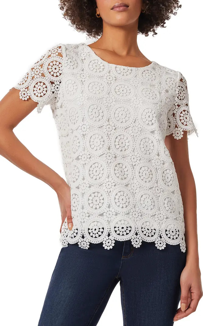 Lace Scallop Top | Nordstrom