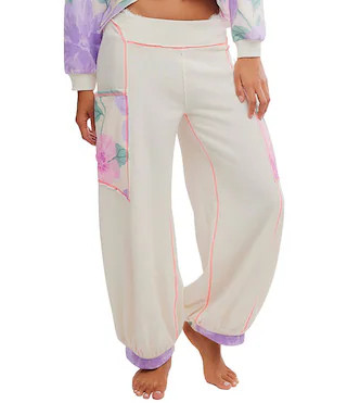 Free People Summer Loving Knit Oversized Joggers - XL | Dillard's