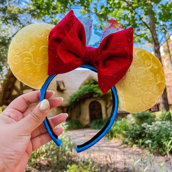 Snow White Princess Ears - Etsy | Etsy (US)