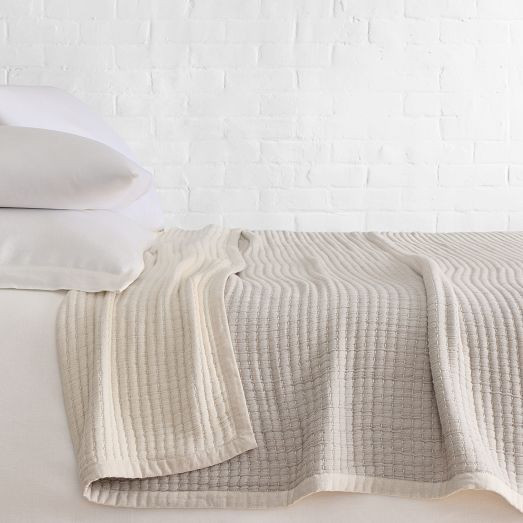 Reversible Double Cloth Blanket | West Elm (US)