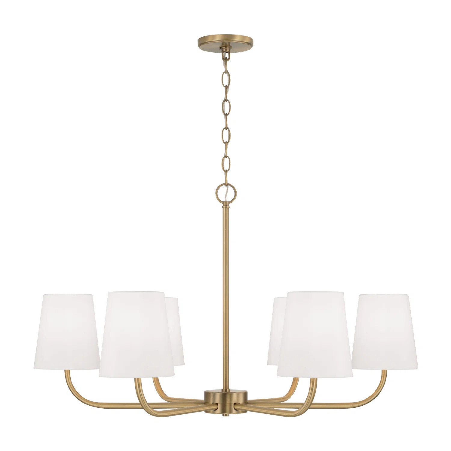 Brody 6 - Light Dimmable Shaded / Spider Chandelier | Wayfair North America