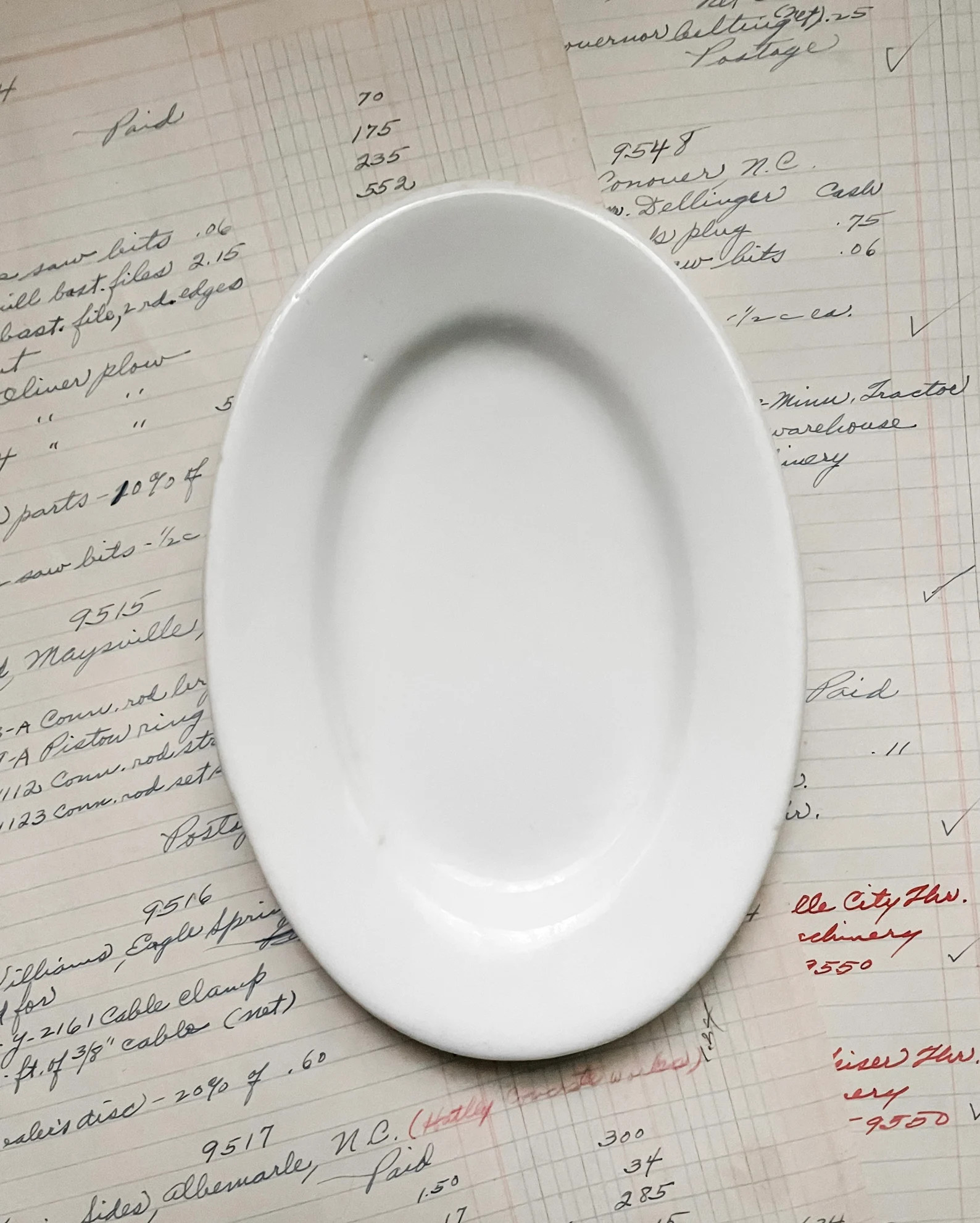 Vintage White Ironstone Soap Dish Small Restaurant Ware Oval - Etsy | Etsy (US)