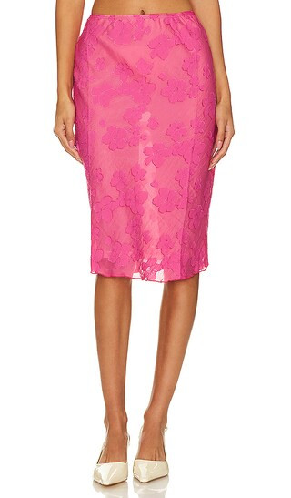 Zafora Skirt in Pink | Revolve Clothing (Global)