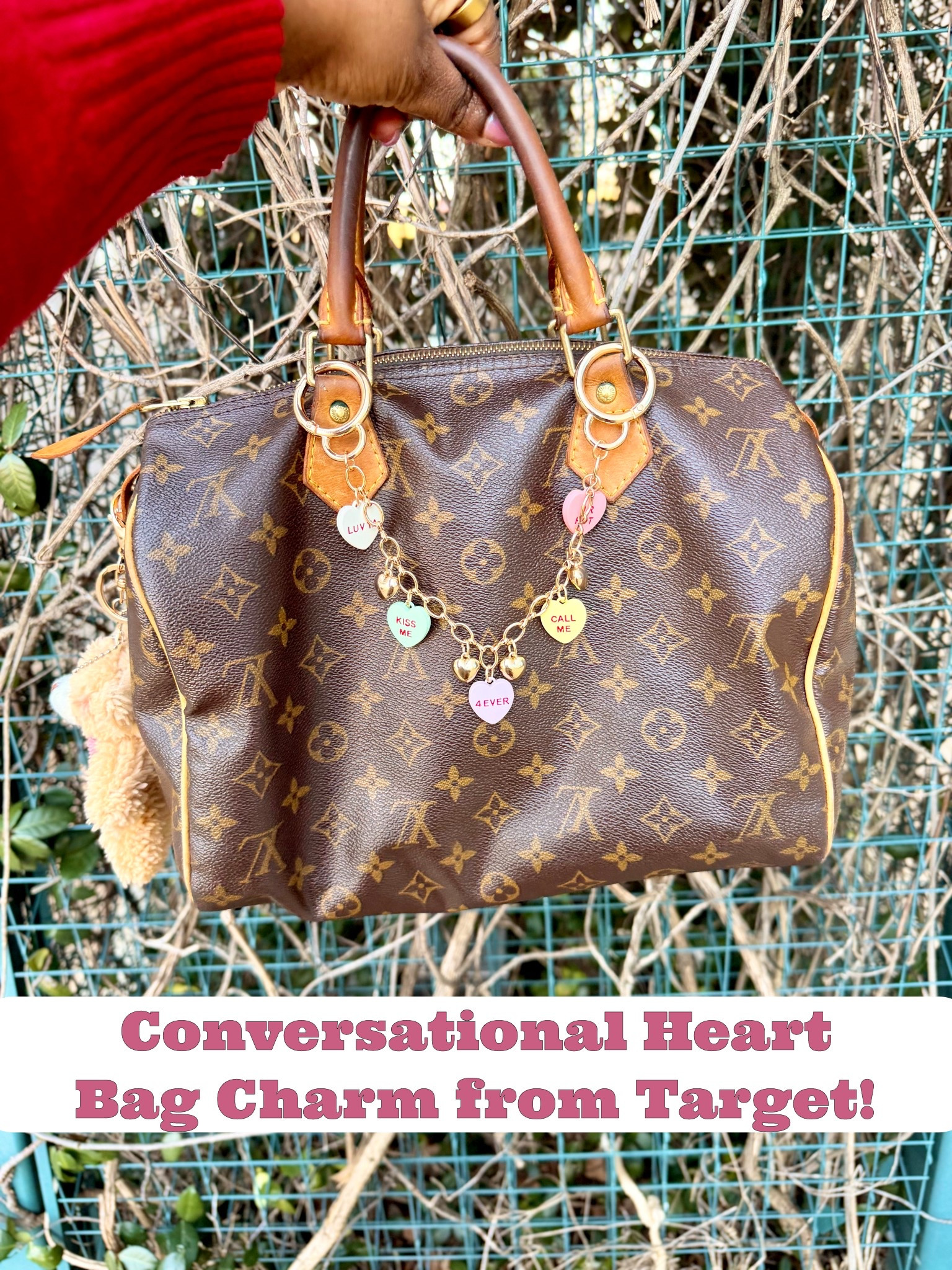 How adorable is this conversational hearts bag charm from @Target ? So fun and only $10!! Just in time for Galentines and Valentines Day!! Would make a great gift 💝 too! #Targetstyle 

#LTKValentine #LTKvlog #LTKgrwm