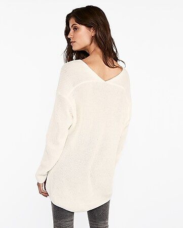 Slouchy Tunic Sweater | Express