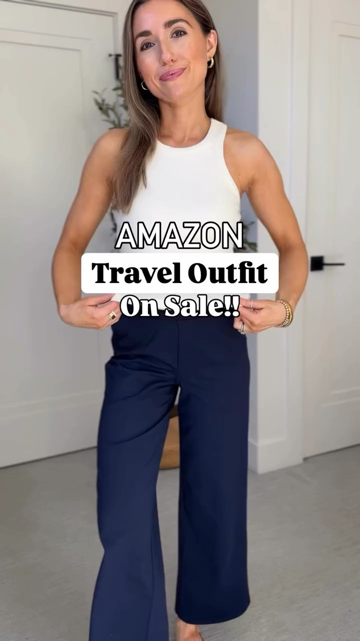 51% off!! Amazon Travel Outfit with the best tank top! Has a built-in bra 🙌🏼 So no thinking required, just so easy to throw on and layer with every outfit!

#traveloutfit #tanktop #airportstyle

#LTKgrwm #LTKootd #LTKSaleAlert