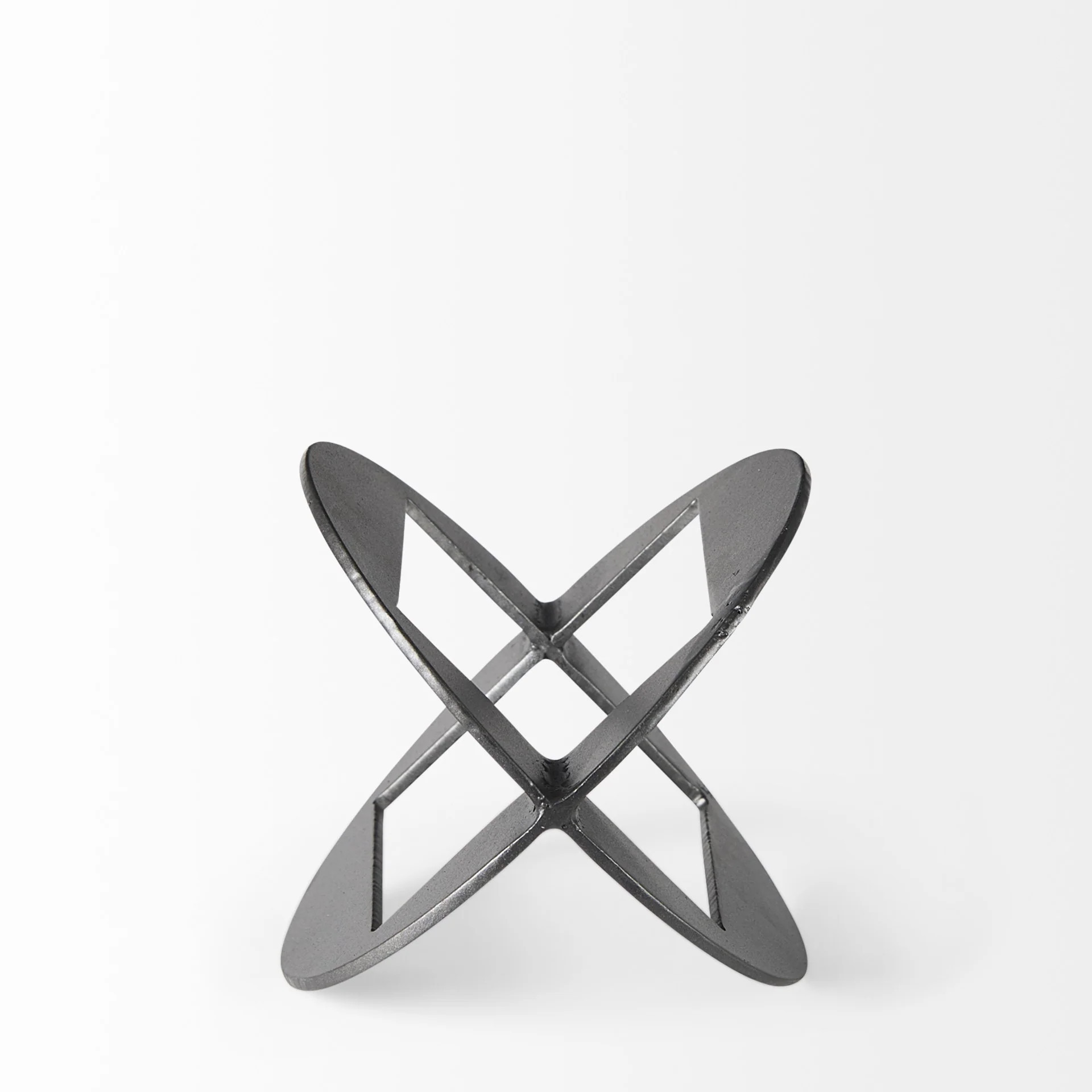 Petite Black Metal Geometric Decor Piece | Shop Simon