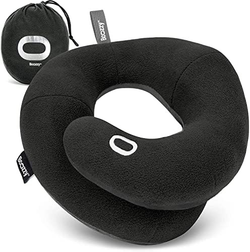 BCOZZY Travel Neck Pillow for Airplane– Patented Double Support for Head, Neck, and Chin. Best ... | Amazon (US)