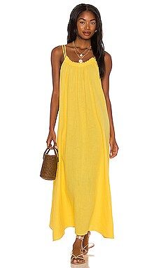 Seafolly Soleil Double Cloth Dress in Daffodil from Revolve.com | Revolve Clothing (Global)