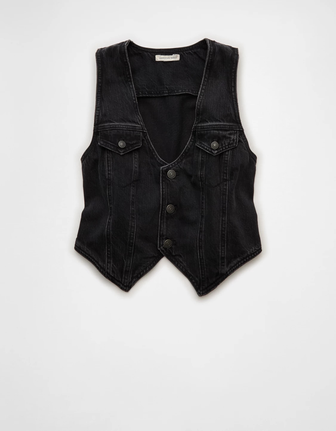 AE Denim Vest | American Eagle Outfitters (US & CA)