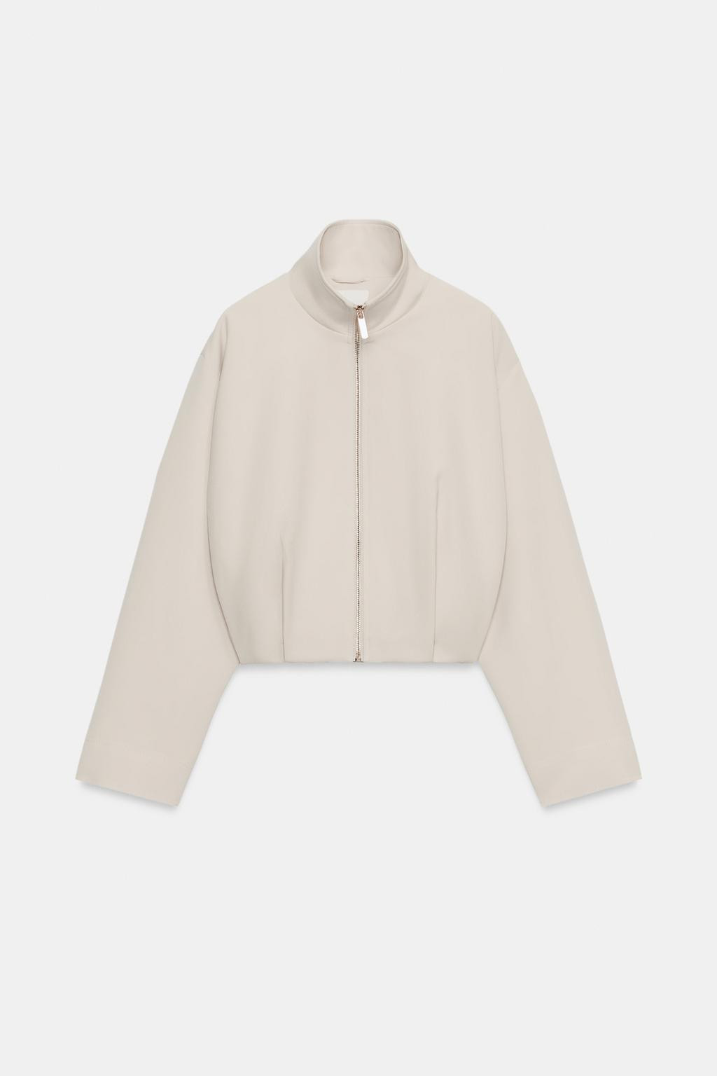 STAND-UP COLLAR BOMBER JACKET | Zara US