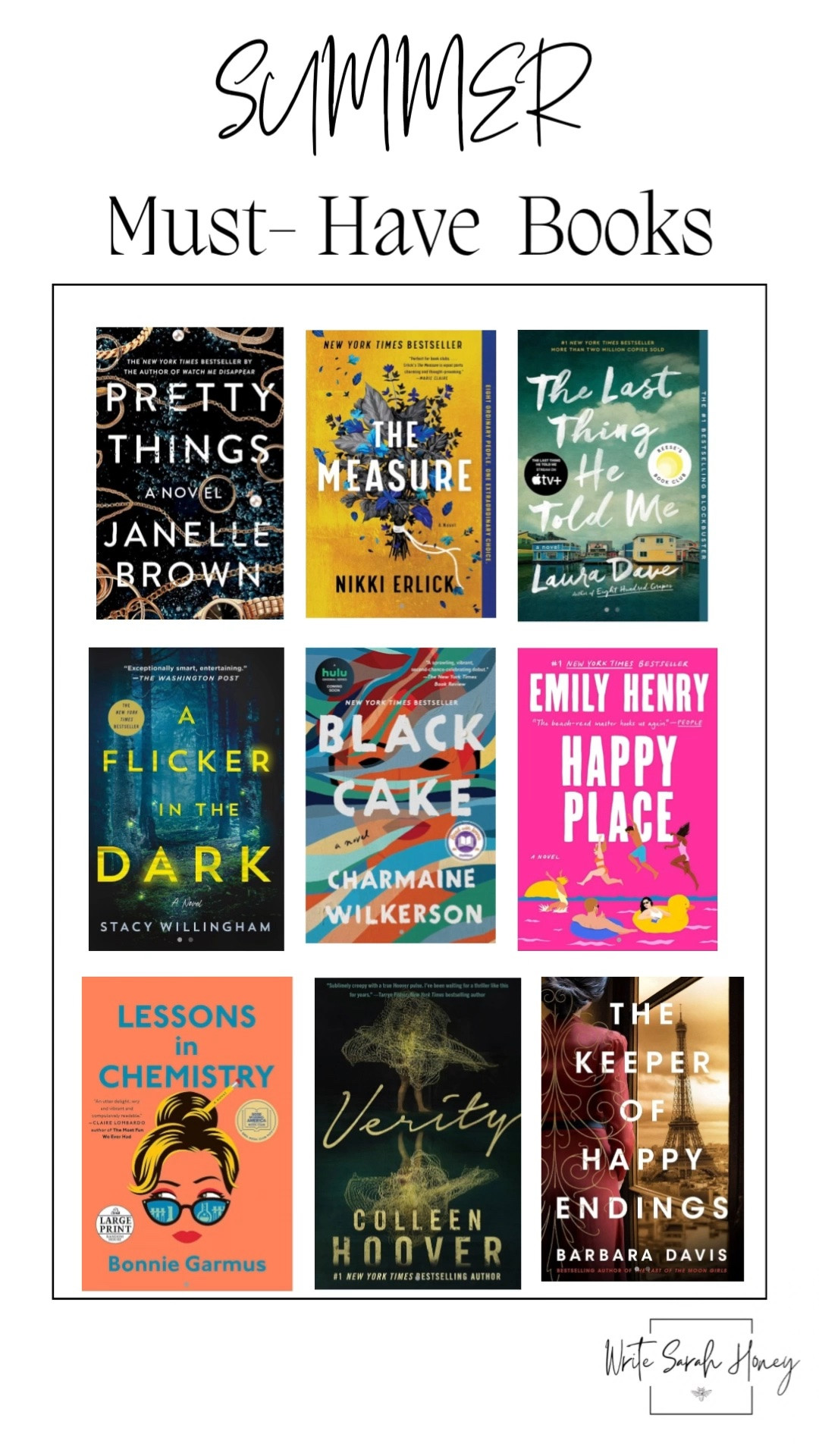 Summer Beach Reads! Shop these amazing picks! FOLLOW WRITE SARAH HONEY for all the best finds! #books #beachreads #bestsellers #vacationbooks #travel

#LTKstorytime #LTKSaleAlert #LTKTravel