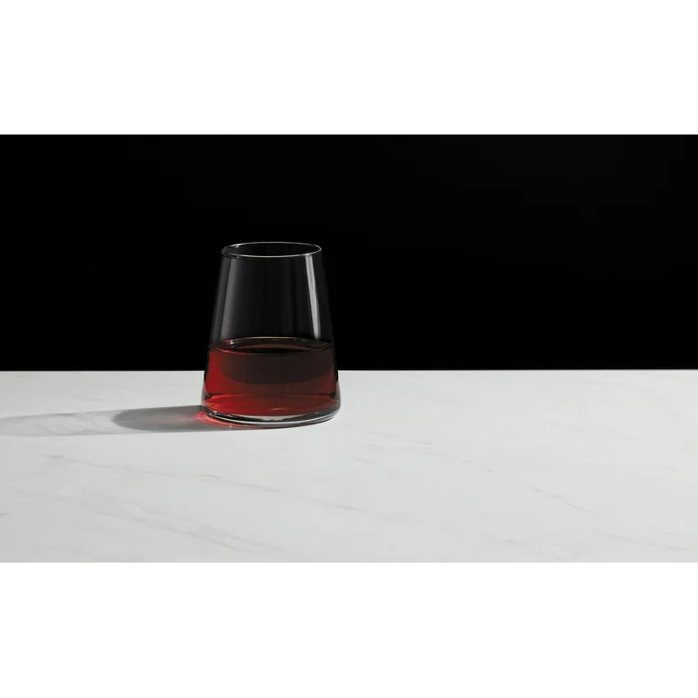 Better Homes & Gardens Clear Flared Stemless Wine Glass, 4 Pack | Walmart (US)