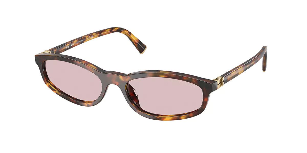 Miu Miu MUA06SF Asian Fit 14L4I0 Women’s Sunglasses Tortoiseshell Size 54 | SmartBuyGlasses Global