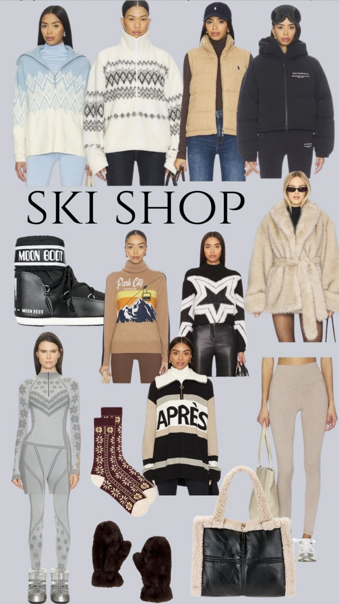 Ski looks from Revolve 

#LTKgrwm #LTKTravel #LTKootd

#LTKdayinmylife #LTKselfcare #LTKmorningroutine