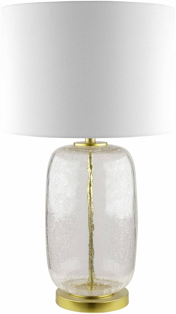Fatehgarh Modern Glass Bedside Table Lamp for Bedroom Nightstand - End Side Lighting for Living R... | Amazon (US)