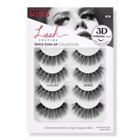 Kiss Lash Couture Triple Push-Up Eyelashes Babydoll Multi-Pack | Ulta