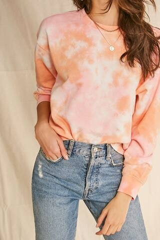 Tie-Dye French Terry Sweatshirt | Forever 21 (US)