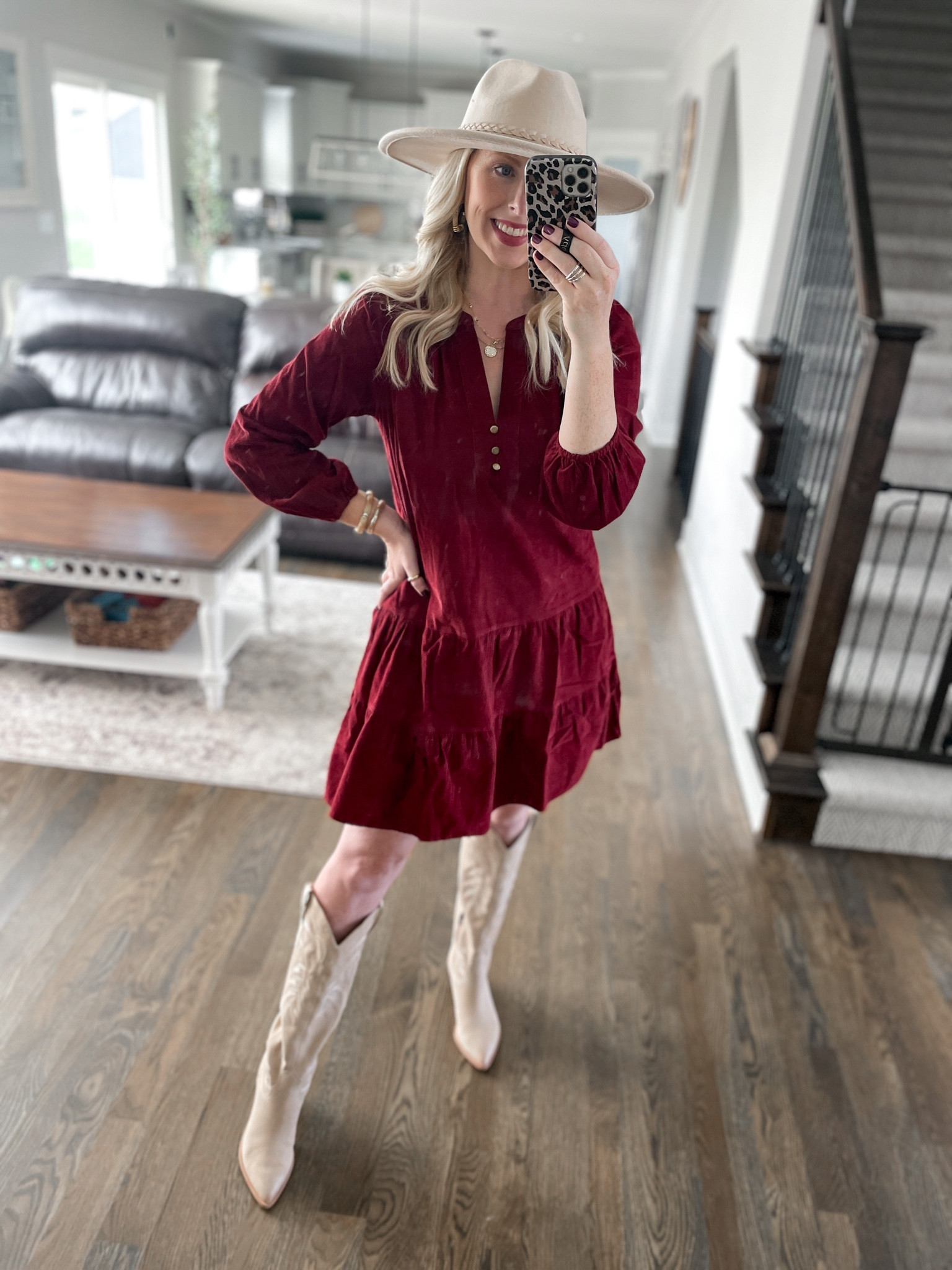 Instagram Reel, Walmart dress, Walmart fashion, Walmart outfit, western boots, cowboy boots, fall outfit, fall fashion 

#LTKunder50 #LTKSeasonal #LTKshoecrush