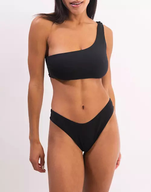 BOLD Swim Midnight Soiree One Shoulder Top | Madewell