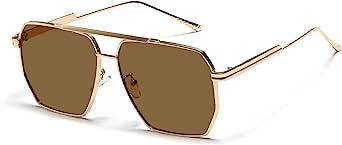 Palarado Trendy Vintage Retro 70s Oversized Square Aviator Sunglasses for Women Men Cool Shades M... | Amazon (US)