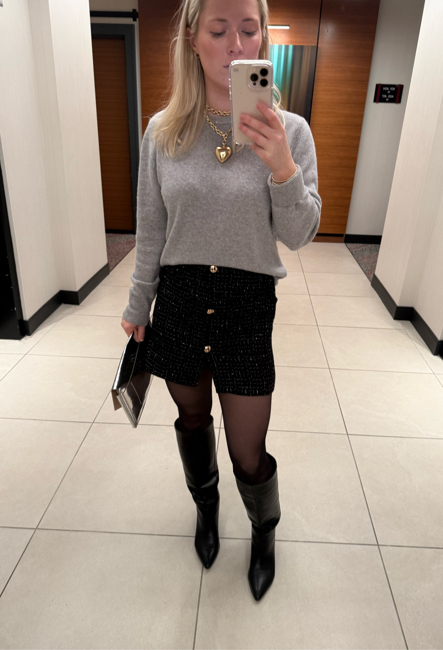 Neutral winter outfits for the win! This outfit got me through holiday parties and I can outfit repeat all winter long! I’ve been on a Few Moda kick recently and love all their looks. This cashmere sweater was only $64! 

#LTKParties #LTKFindsUnder100 #LTKSeasonal