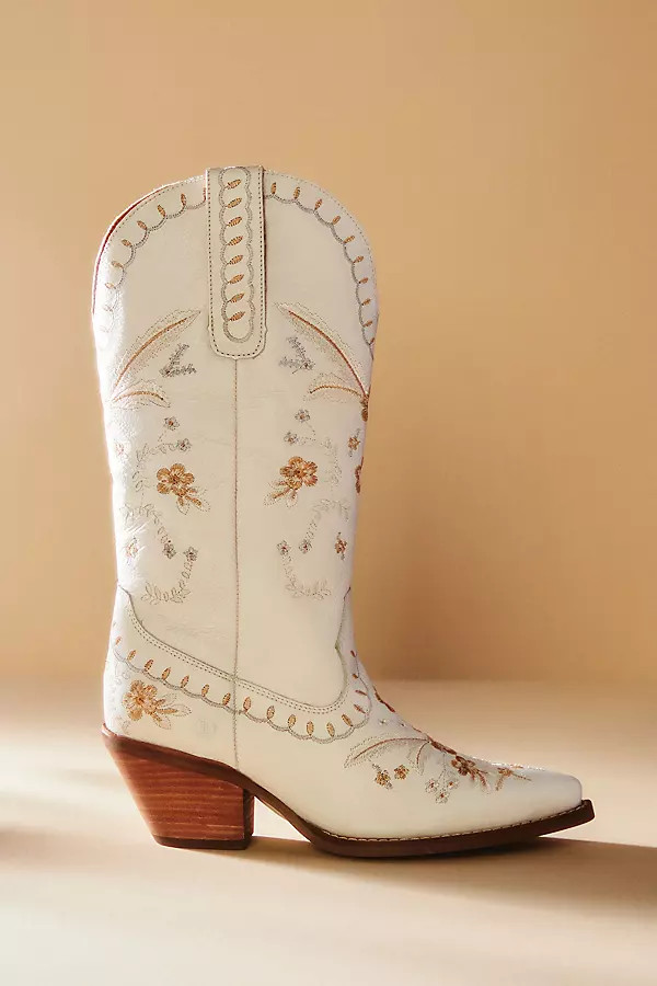 Dingo 1969 Full Bloom Leather Cowboy Boots | Anthropologie (US)