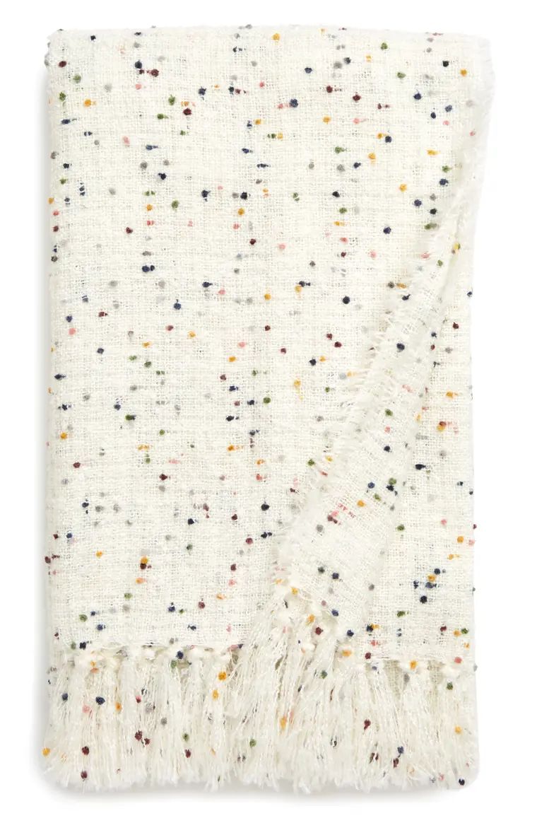 Confetti Nep Fringe Throw Blanket | Nordstrom