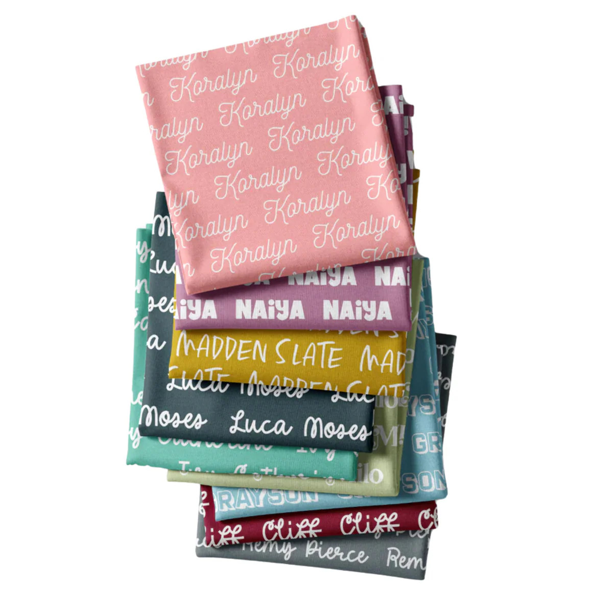 Personalized Name Jersey Swaddle - Classic Name, With Font Preview | The Little Lemons Company