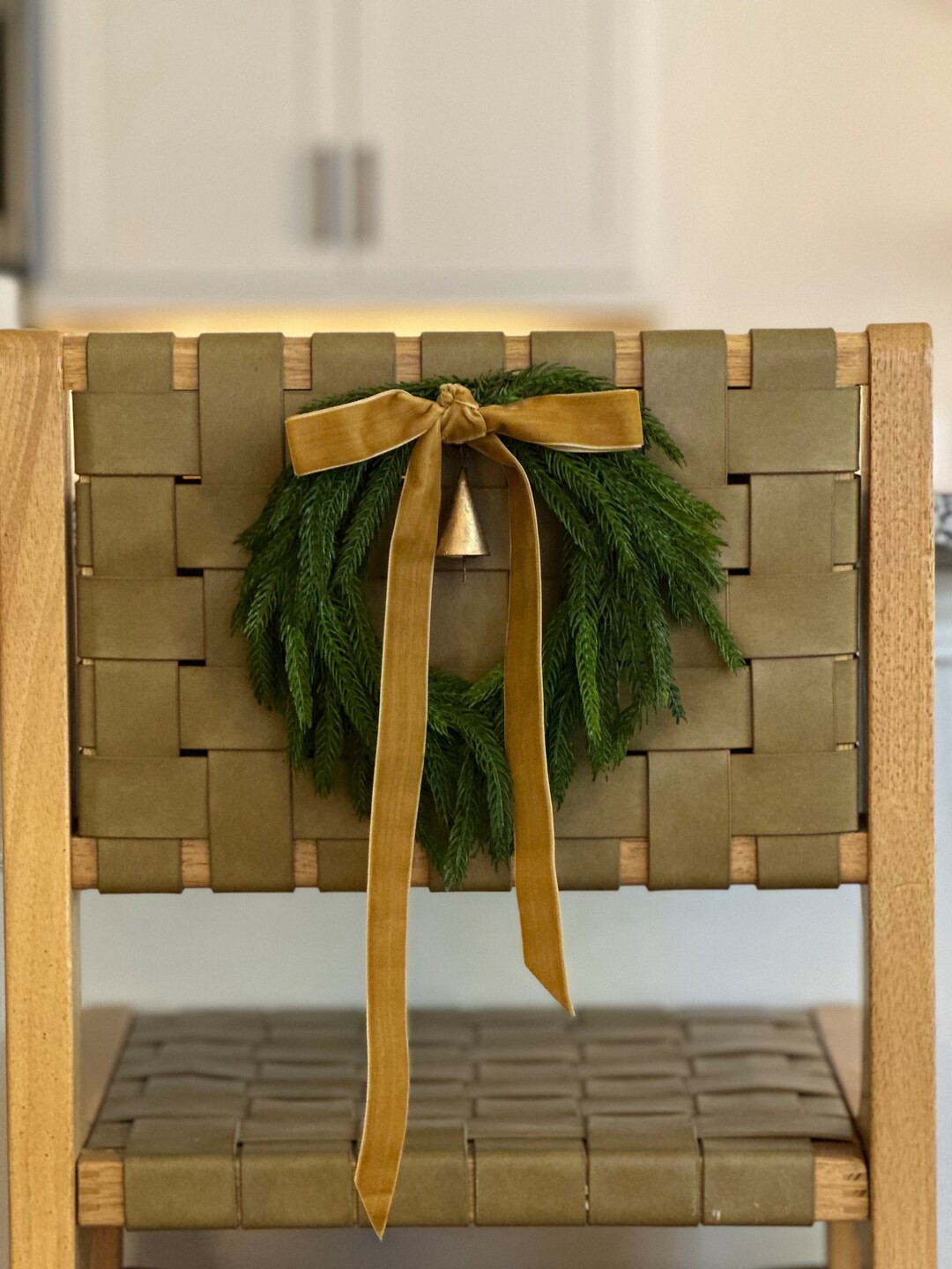 Artificial Norfolk Pine and Cedar Christmas Winter Wreath - Etsy | Etsy (US)