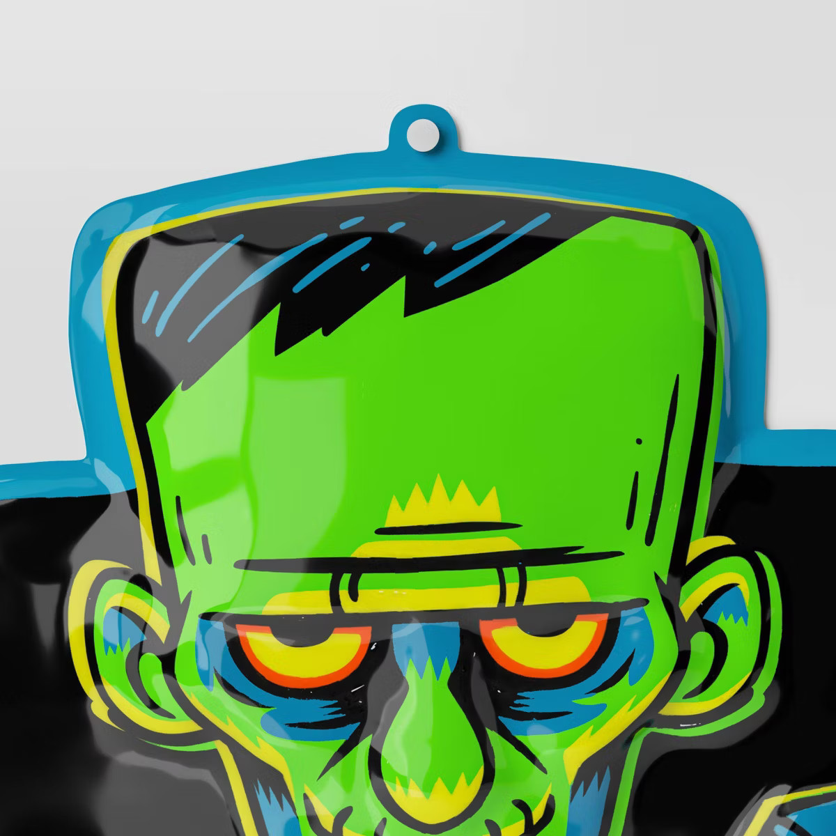 27"x25" Halloween Monster Vac Form Sign Unframed Wall Art - Hyde and EEK! Boutique™ | Target