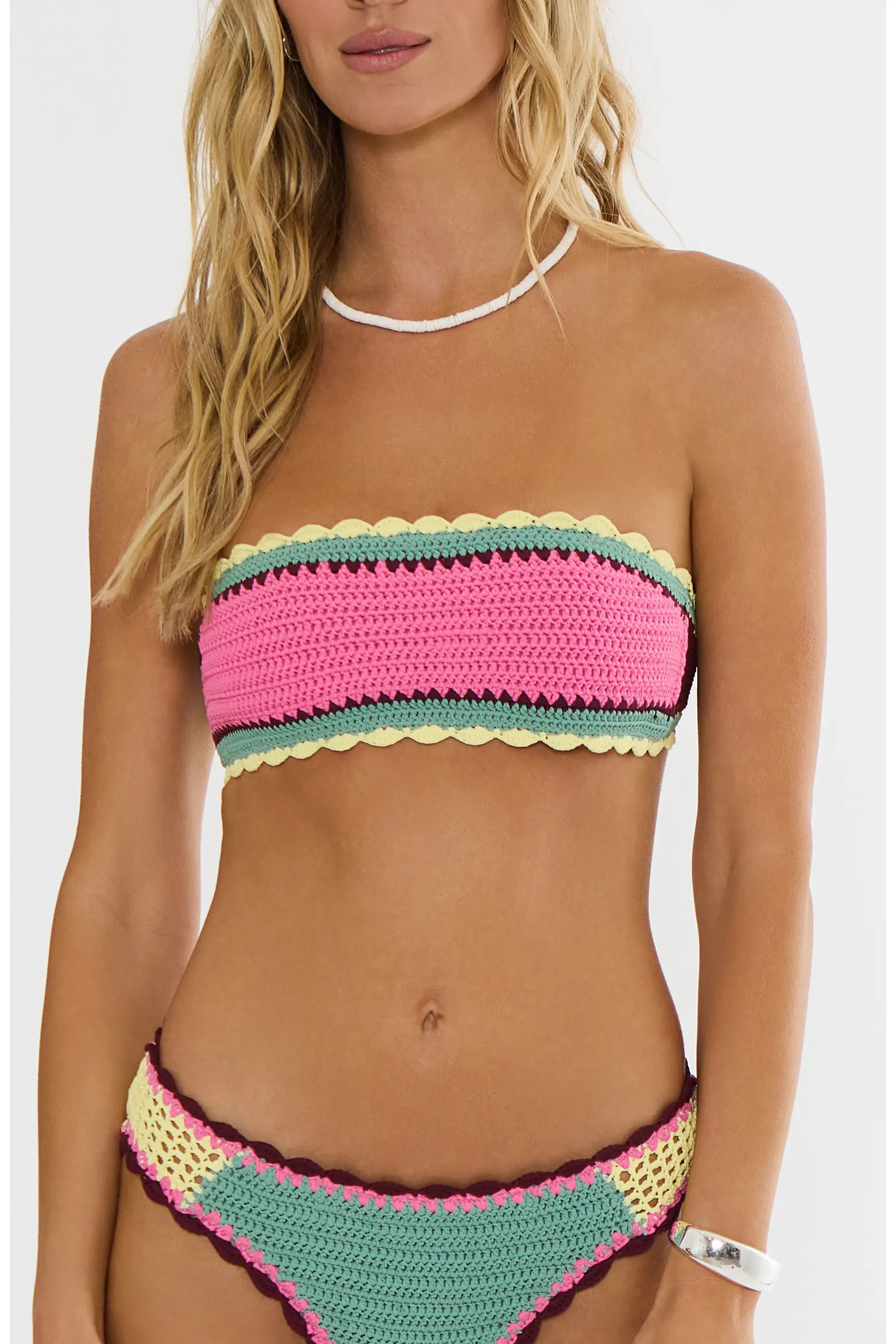 Rey Crochet Bandeau Swim Top (Women) | Nordstrom | Nordstrom