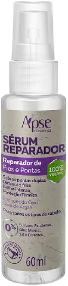 Sérum Reparador de Pontas 60ml, Apse Cosmetics | Amazon (BR)
