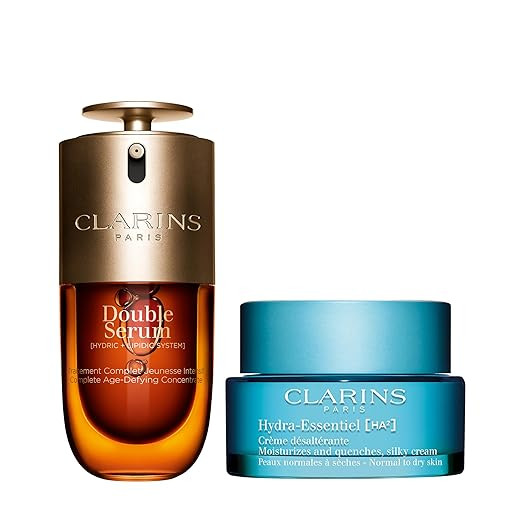 Clarins DOUBLE SERUM | Anti Aging Face Serum | Visibly Firms, Smoothes, Boosts Radiance, and Refi... | Amazon (US)