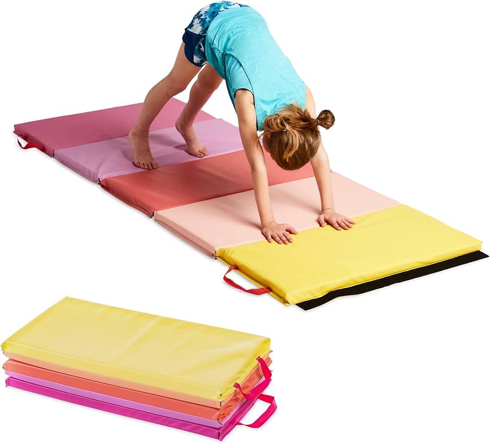 HearthSong 5-Panel Folding Gymnastics Tumbling Mat | Amazon (US)