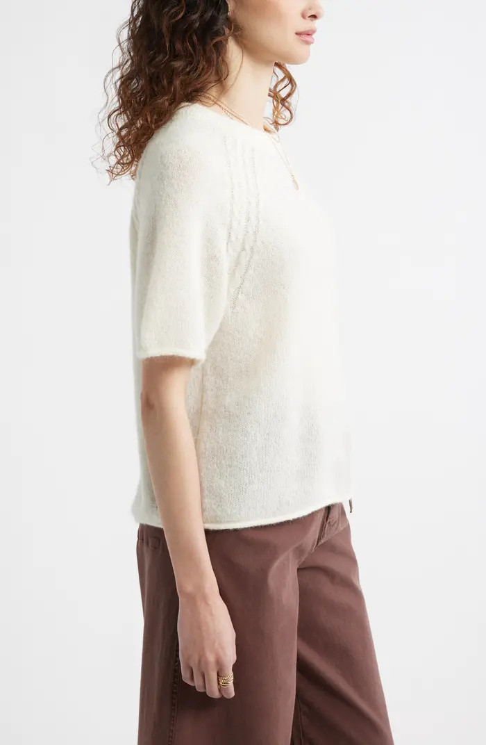 Relaxed Short Sleeve Sweater | Nordstrom