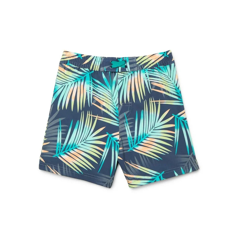 Wonder Nation Baby and Toddler Boys Swim Trunks, Size 12M-5T | Walmart (US)