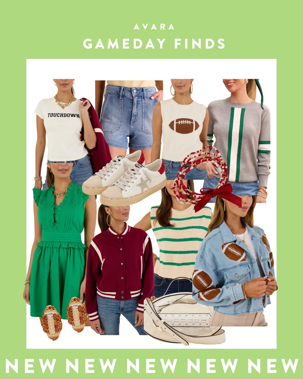 Football season is almost here, and Avara has the cutest gameday finds. Obsessed with these football fits—cute tees, darling jackets, fab clear bags, and sneaks that look like Golden Goose. It’s football fit perfection and I’m loving every piece. FANCY15 gets you 15% off your first order.

#LTKSeasonal #LTKStyleTip
