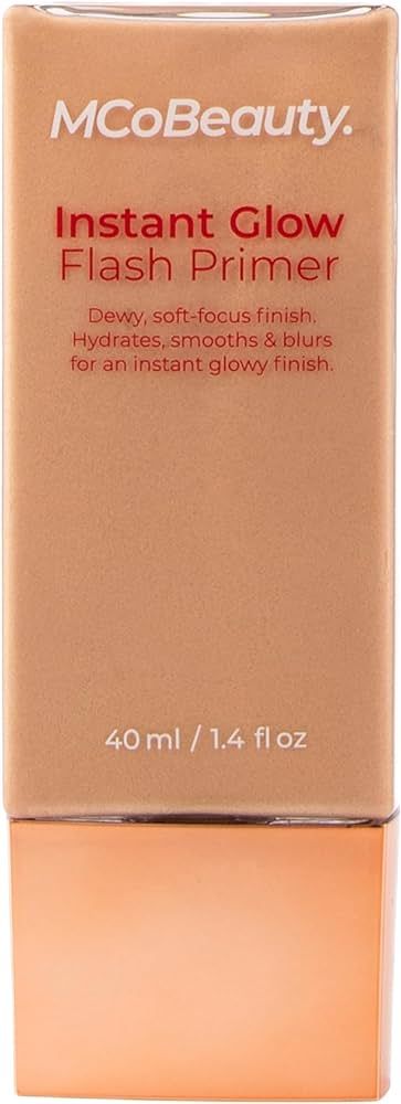 MCoBeauty Instant Glow Flash Primer, Skin-Perfecting Base for Radiant Makeup, Vegan, Cruelty Free... | Amazon (US)