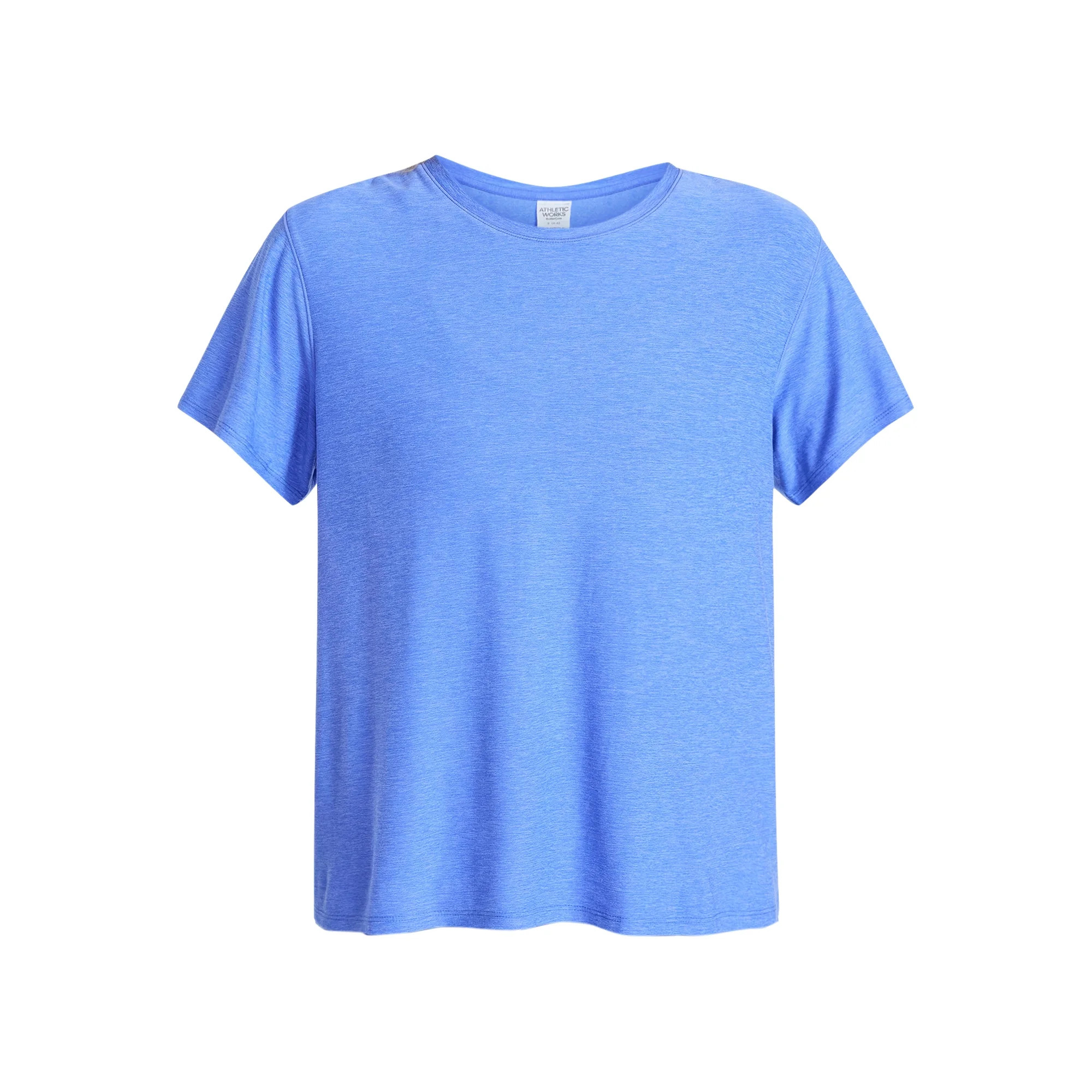 Athletic Works Women's and Women's Plus Relaxed ButterCore Tee with Short Sleeves, Sizes XS-4X | Walmart (US)