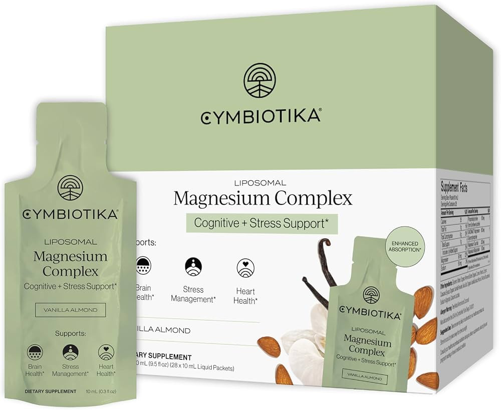 Cymbiotika Liposomal Magnesium Complex – Promotes Relaxation, Restful Sleep, and Heart & Brain ... | Amazon (US)