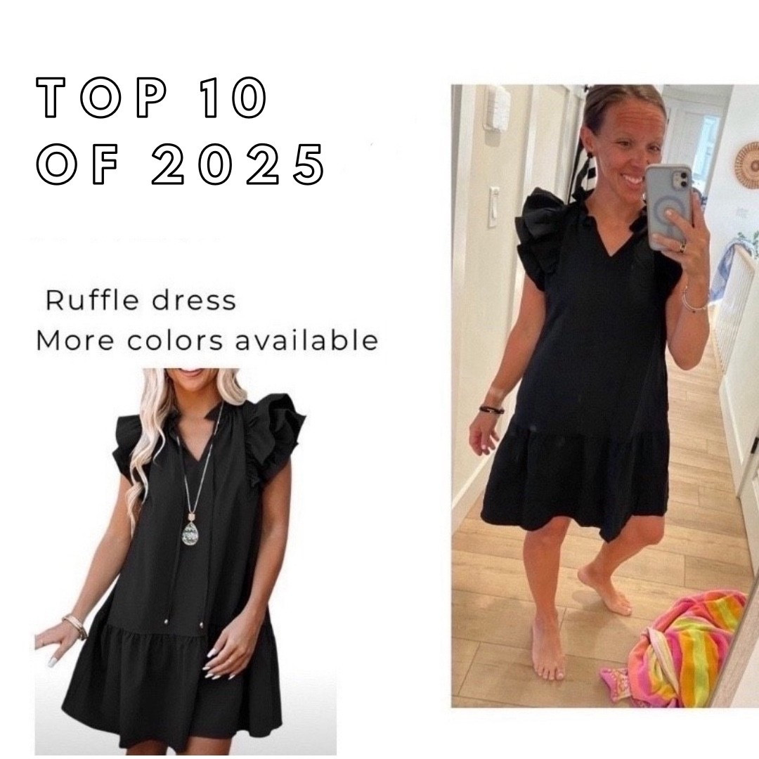$34 - I can’t stop wearing this dress; I think I’ve worn it three weekends in a row! It works great for warm weather and would pair well with cowboy boots in the fall.  


#amazon #minidress #fallfamilyphotos #falldress
 #prime #ruffledress #dress #falloutfit #datenightoutfit #countryconcert #fall 
#LTKStyleTip

#LTKOver40 #LTKU #LTKFindsUnder50
