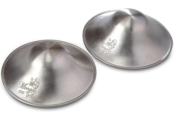 Moogco The Original Silver Nursing Cups - Nipple Shields for Nursing Newborn - Breastfeeding Esse... | Amazon (US)