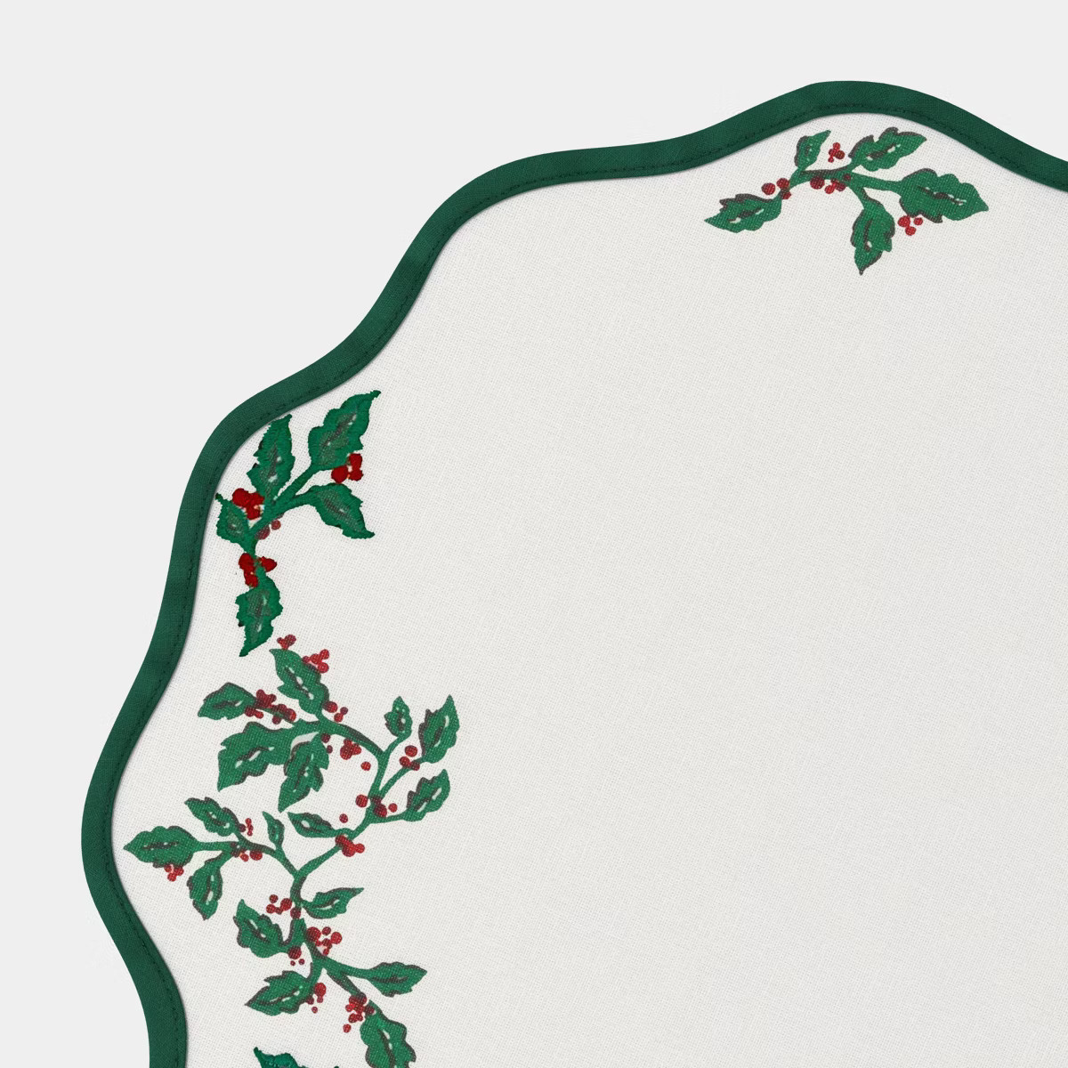 2pk Scallop with Embroidery Charger - Threshold™ | Target