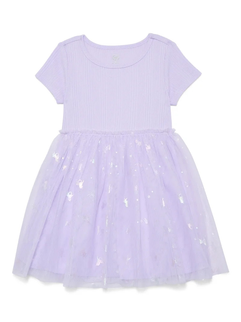 Wonder Nation Toddler Girls Tutu Dress, Sizes 12M-5T | Walmart (US)
